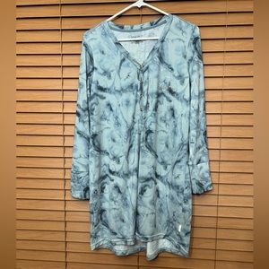 Danskin Infinite reason to be HAPPY women Sz L tie dye